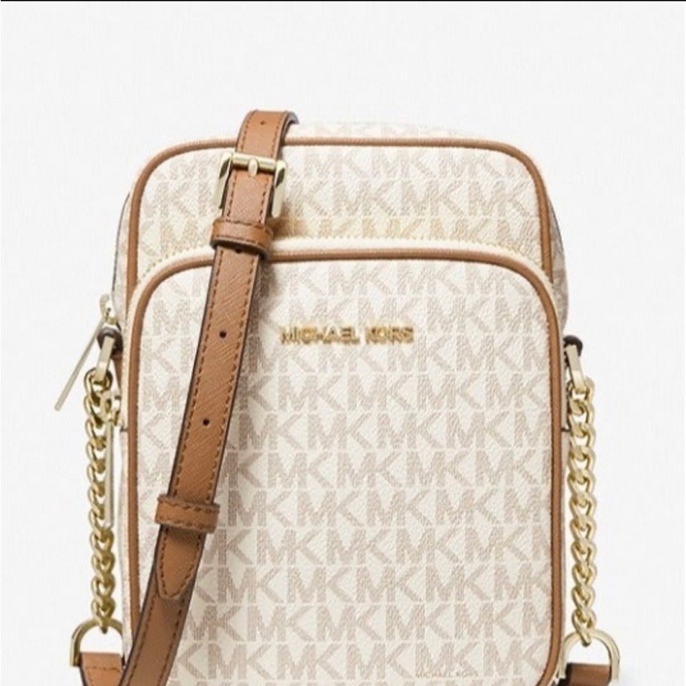 Michael Kors jet set travel medium slim crossbody. NEW